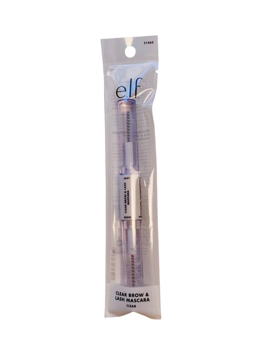 ELF Clear Brow & Lash Mascara - Crystal, Clear - 0.08 oz - Brow & Lash Gel - NEW